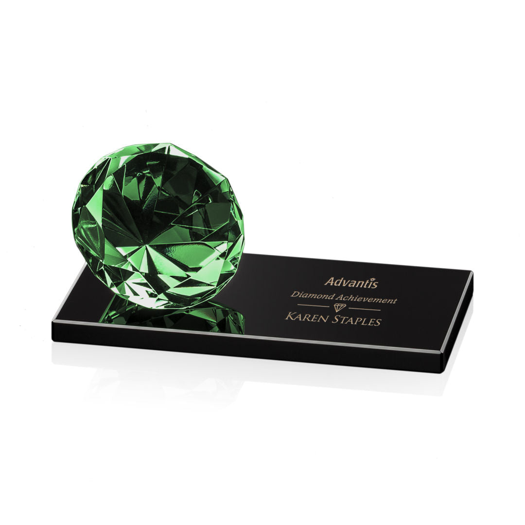 Gemstone Award on Black