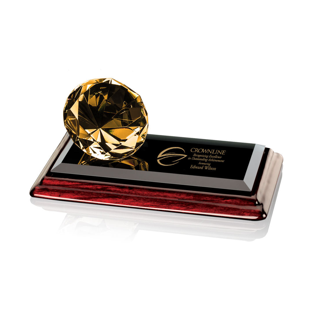 Gemstone Award on Albion™ - Amber — OPT6541-A
