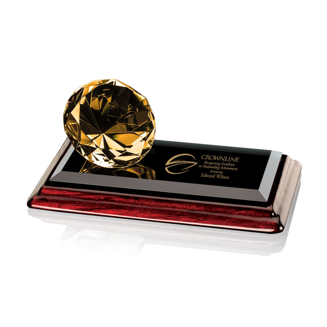 Gemstone Award on Albion™ - Amber — OPT6542-A
