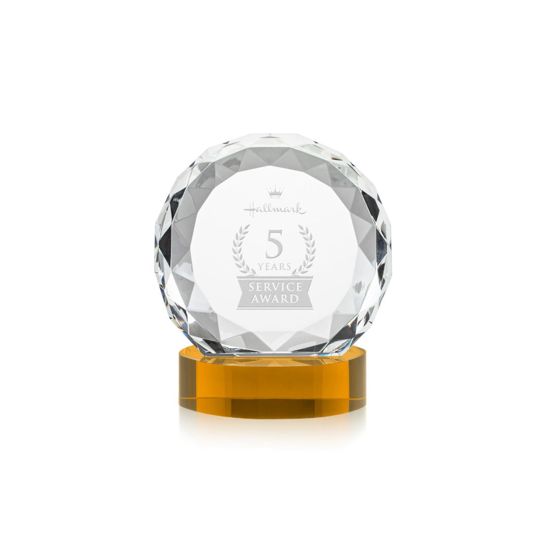 Seville Award on Alberton Base - Amber