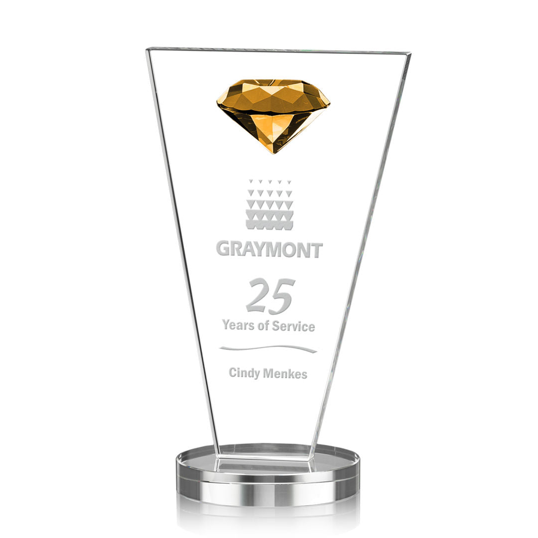 Jervis Gemstone Award - Amber — OPT8032-A