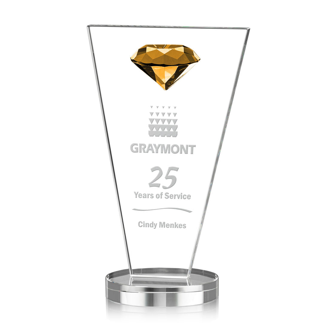 Jervis Gemstone Award - Amber — OPT8033-A