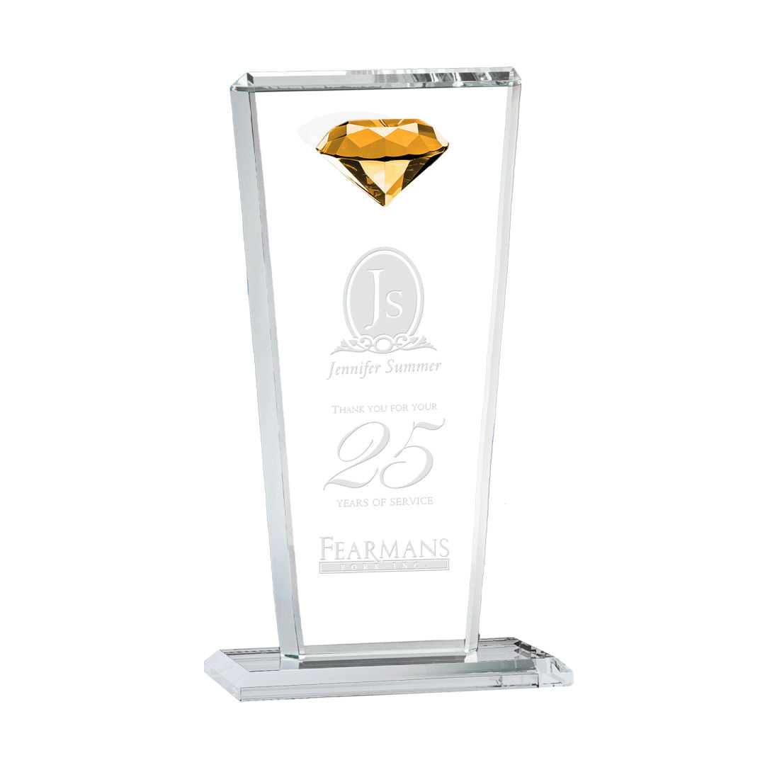 Regina Gemstone Award - Amber — OPT8043-A