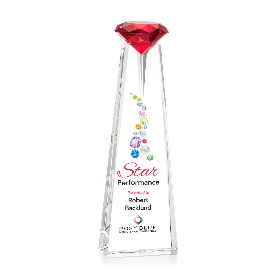 Alicia Gemstone VividPrint™ Award - Optical/Ruby — OPV2342-R