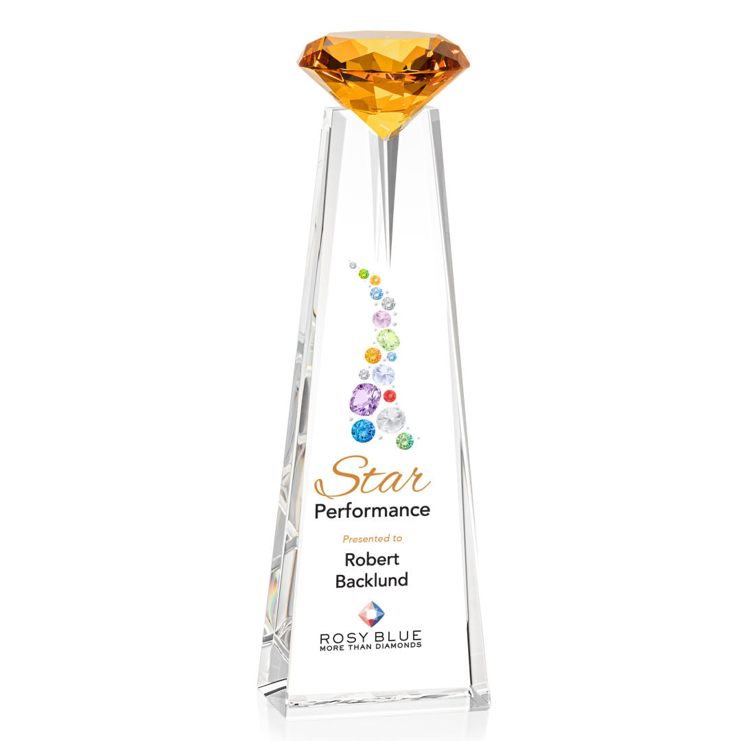 Alicia Gemstone VividPrint™ Award - Optical/Amber — OPV2343-A