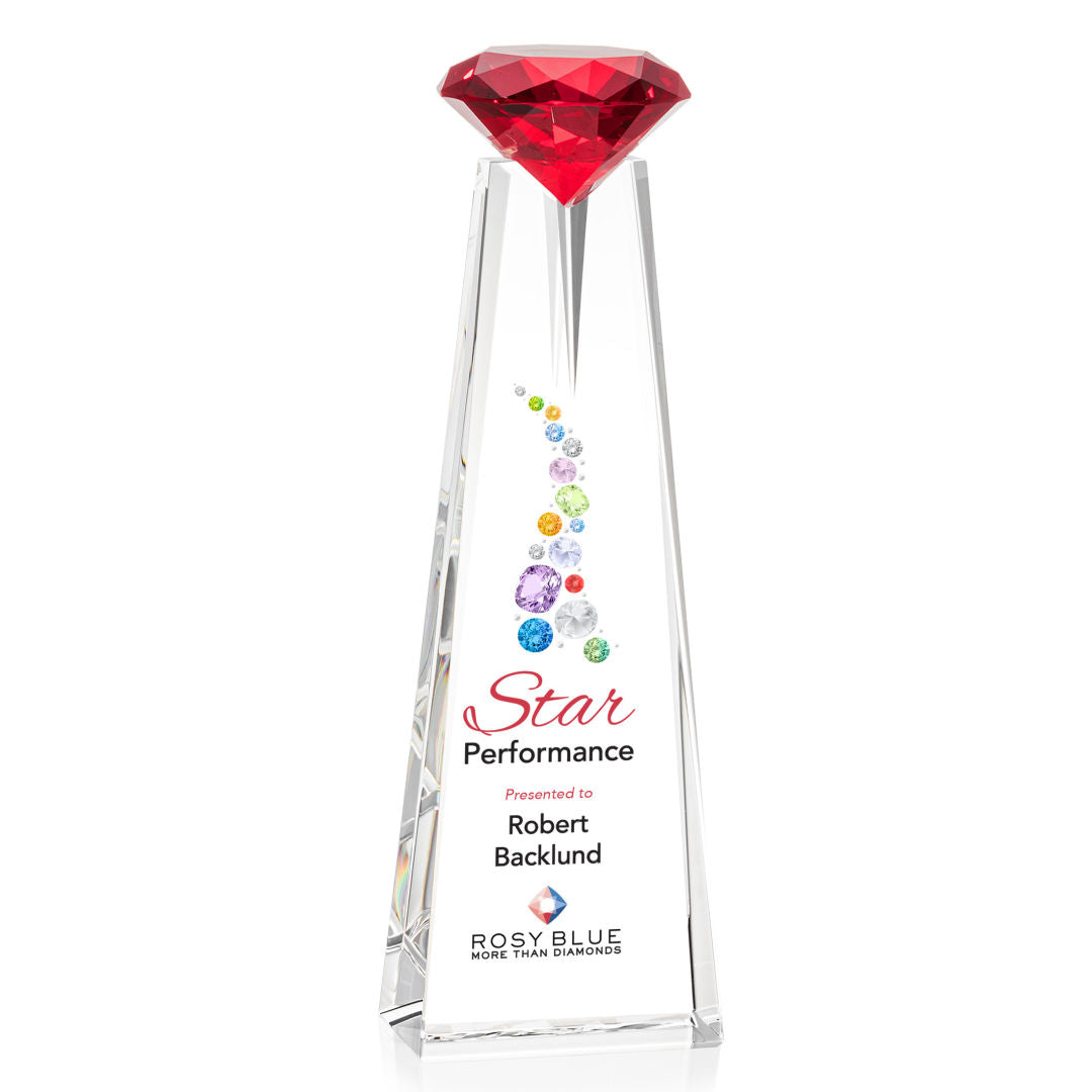 Alicia Gemstone VividPrint™ Award - Optical/Ruby — OPV2343-R
