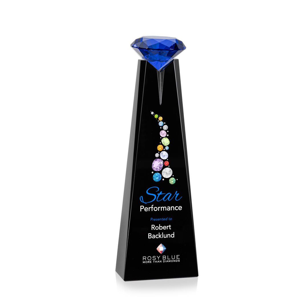 Alicia Gemstone VividPrint™ Award - Black/Sapphire