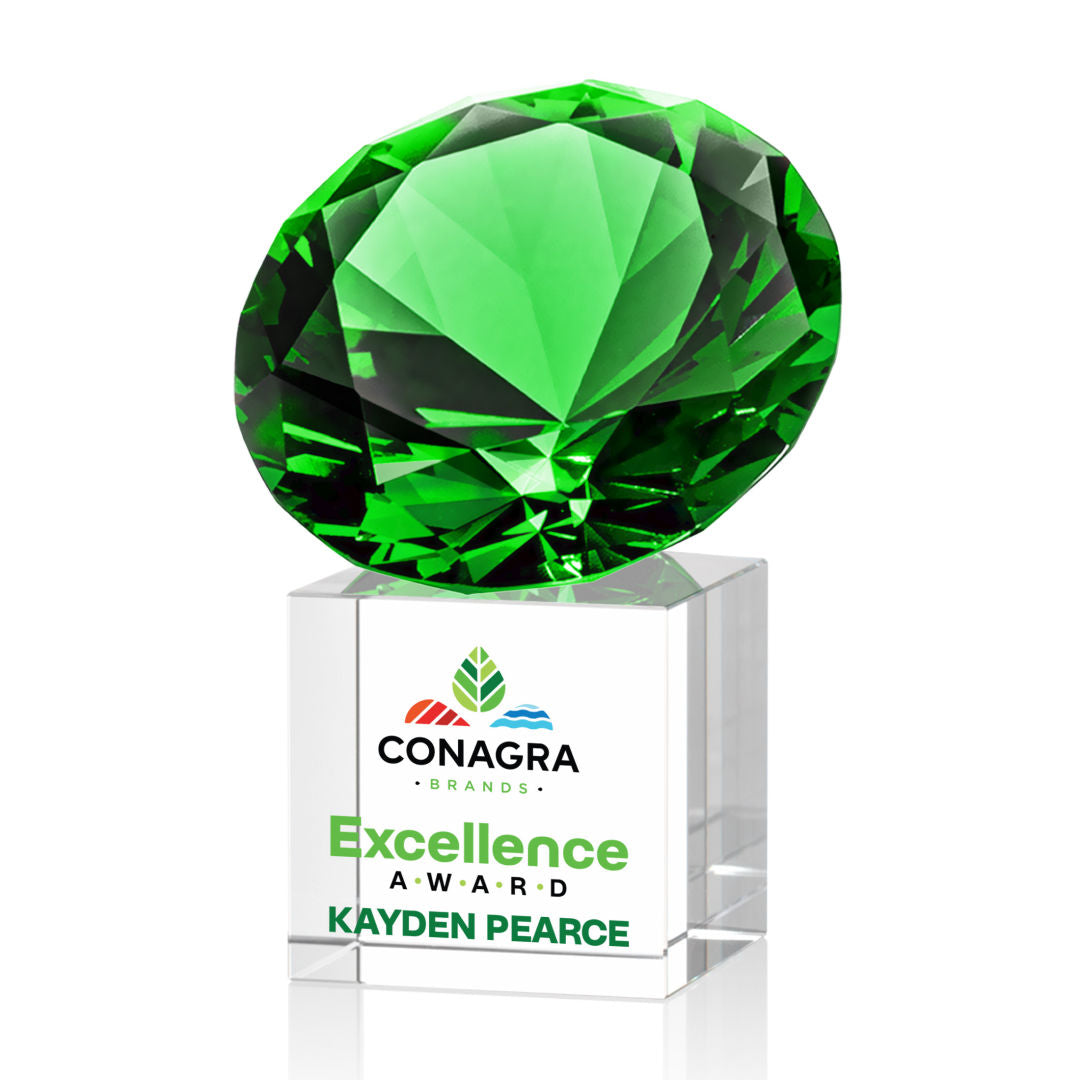 Emerald on Cube VividPrint™ Award — OPV2454-E