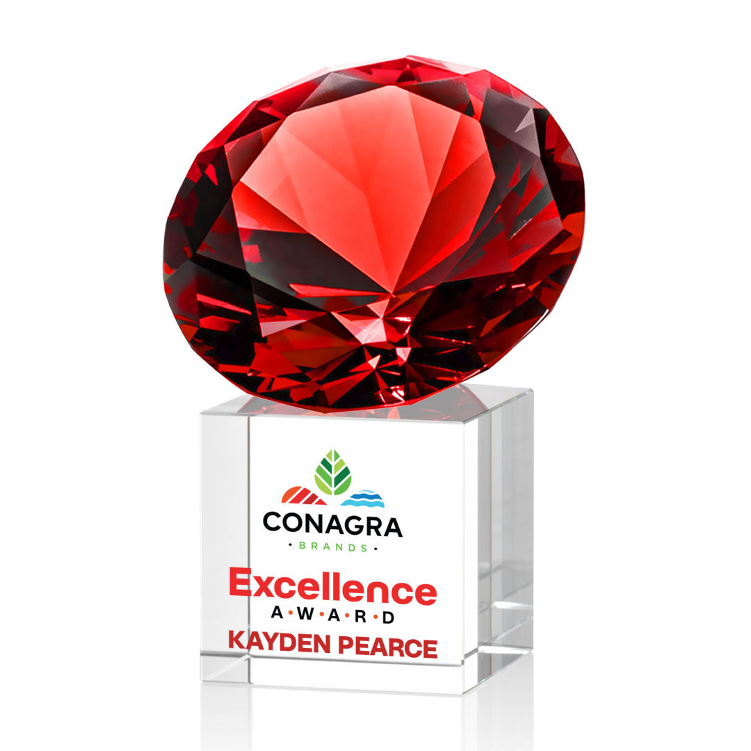 Ruby on Cube VividPrint™ Award — OPV2454-R