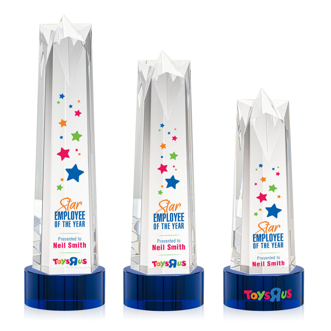 Ellesmere VividPrint™ Award on Marvel - Blue — OPV37-ML