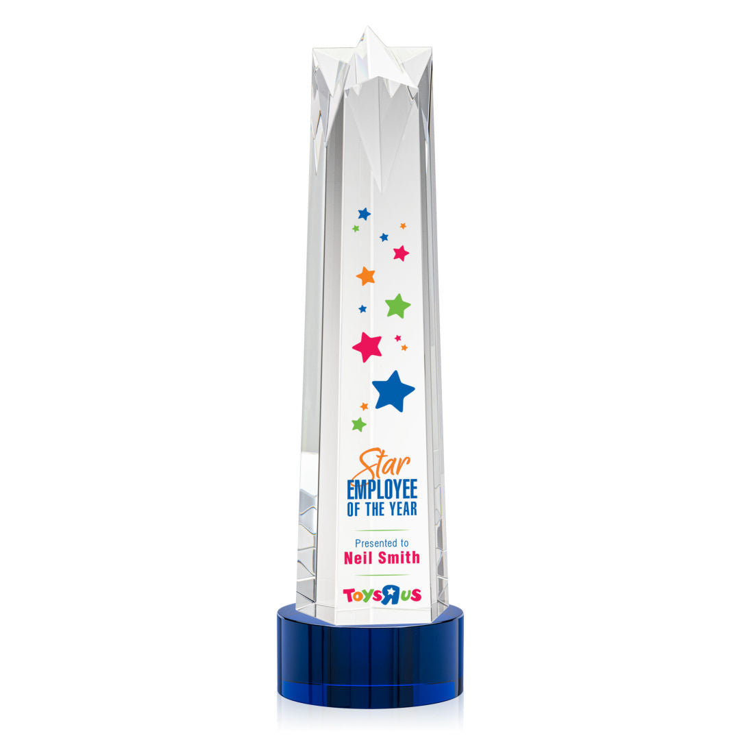 Ellesmere VividPrint™ Award on Marvel - Blue — OPV373-ML