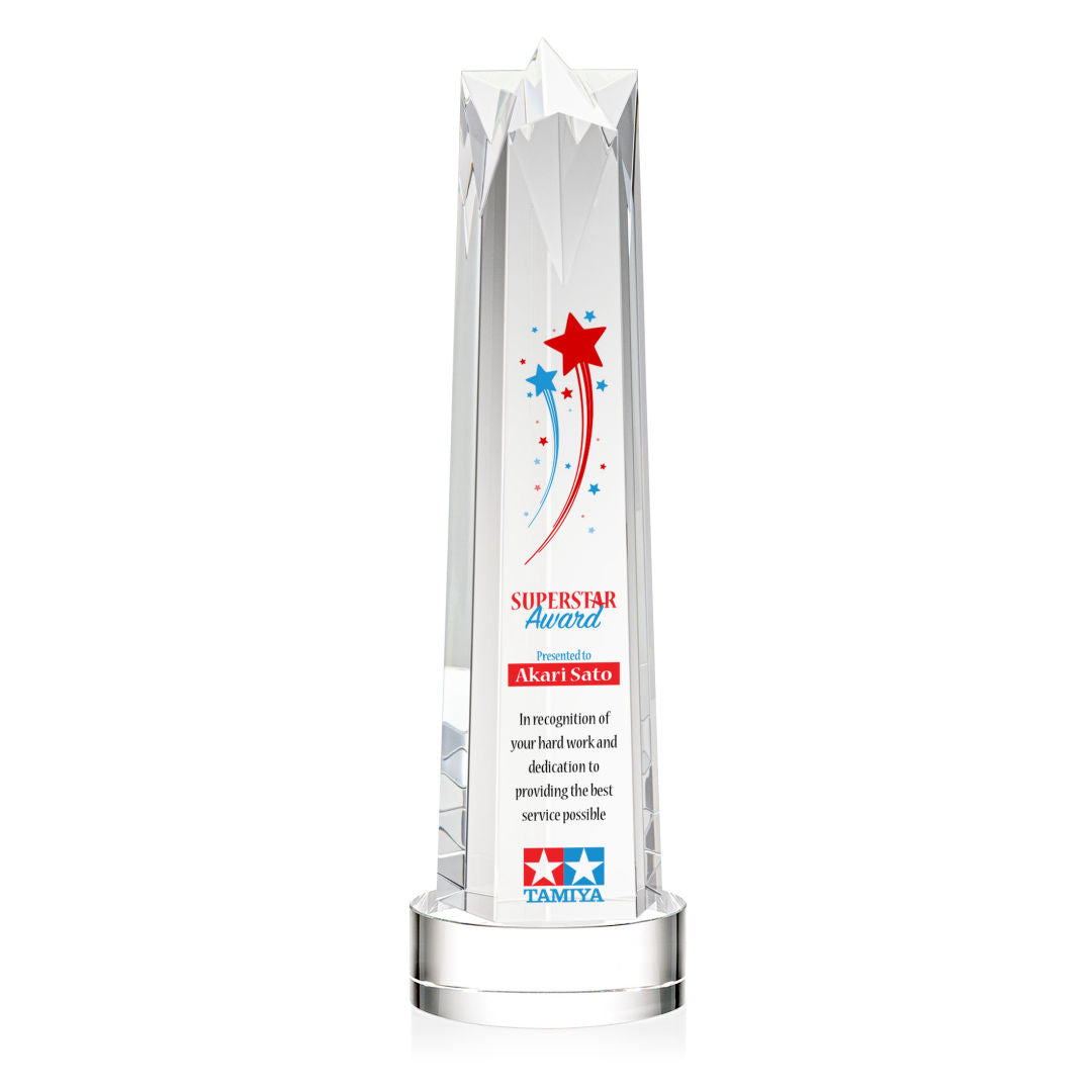 Ellesmere VividPrint™ Award on Stanrich - Clear — OPV373-SC