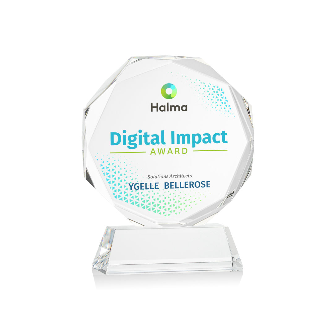 Acadian VividPrint™ Award on Newhaven Base - Clear — OPV37351-C