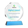 Acadian VividPrint™ Award on Newhaven Base - Sky Blue