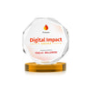 Acadian VividPrint™ Award on Alberton Base - Amber