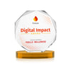 Acadian VividPrint™ Award on Alberton Base - Amber