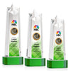 Delaware Star VividPrint™ Award on Base - Green