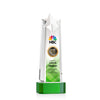 Delaware Star VividPrint™ Award on Base - Green