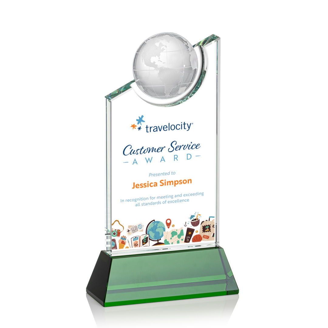 Brixton Globe VividPrint™ Award  — OPV5902-G