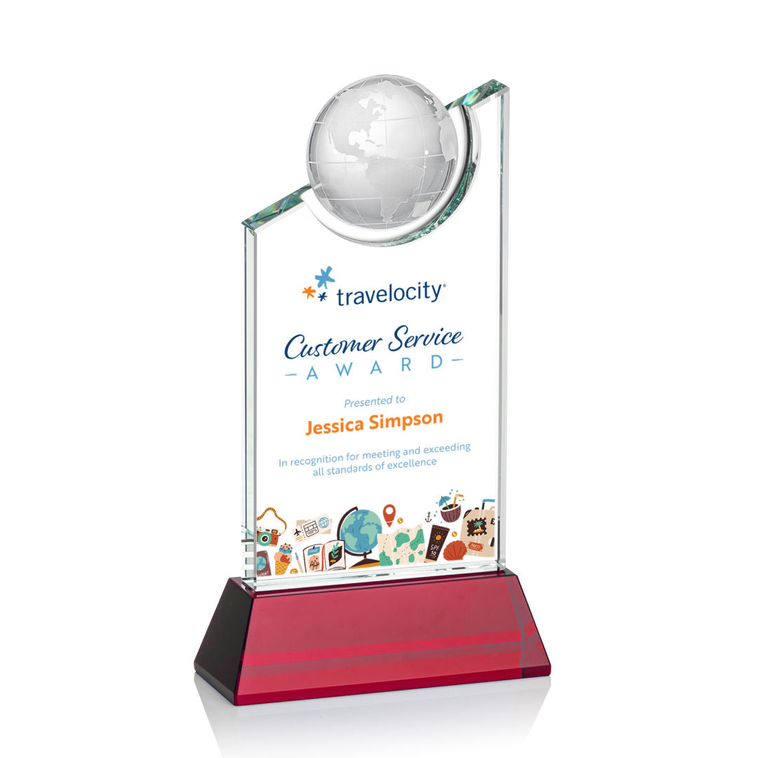 Brixton Globe VividPrint™ Award  — OPV5902-R