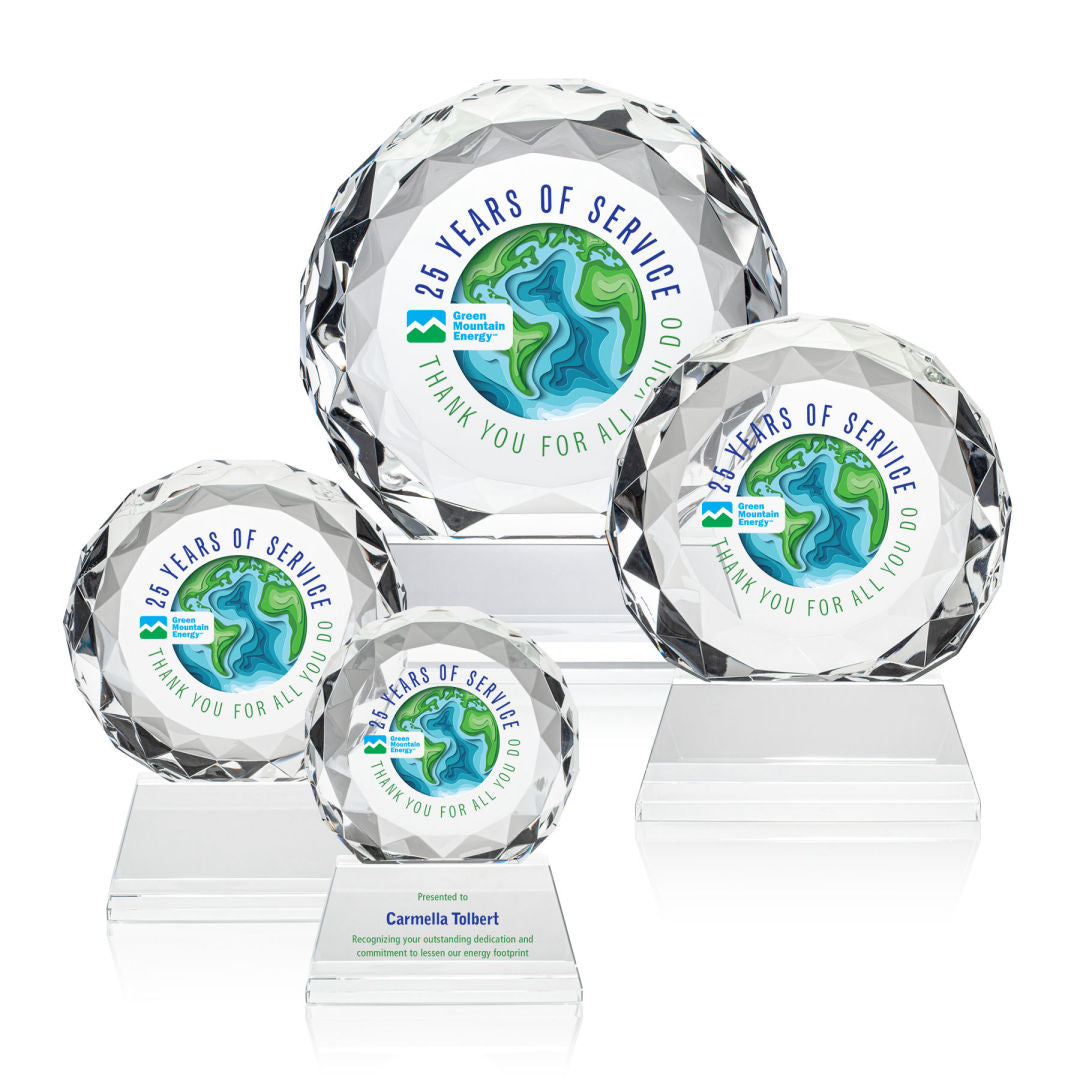 Seville VividPrint™ Award on Entwhistle Base - Clear — OPV7305-C
