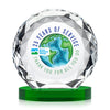 Seville VividPrint™ Award on Alberton Base - Green