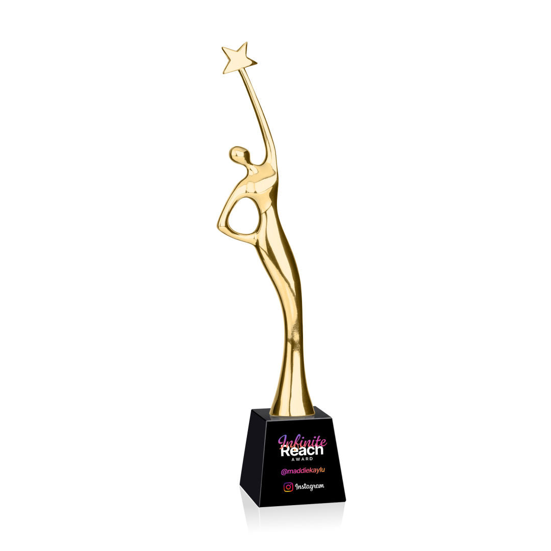 Star Goddess VividPrint™ Award - Gold/Black — OPV9461-GK