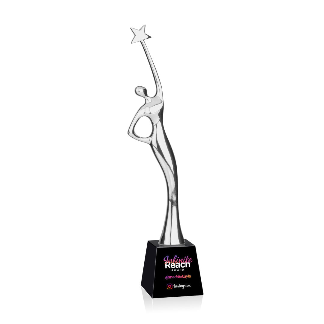 Star Goddess VividPrint™ Award - Silver/Black — OPV9461-SK