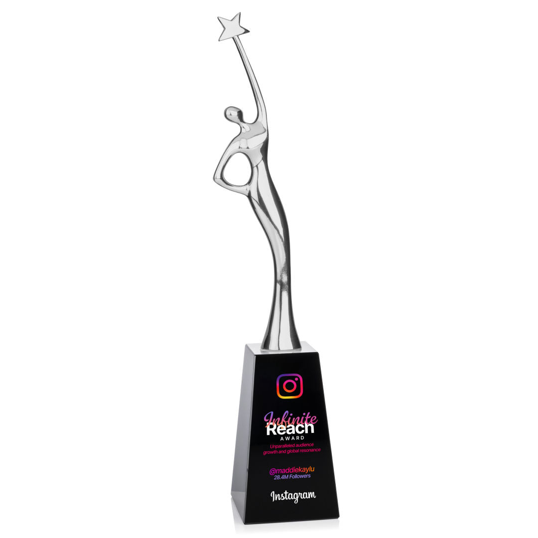 Star Goddess VividPrint™ Award - Silver/Black — OPV9463-SK