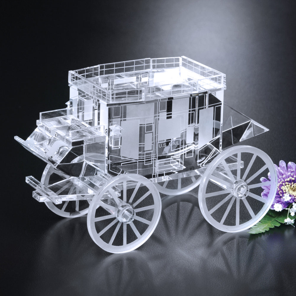 Stagecoach Award 3-1/2" - Crystal D