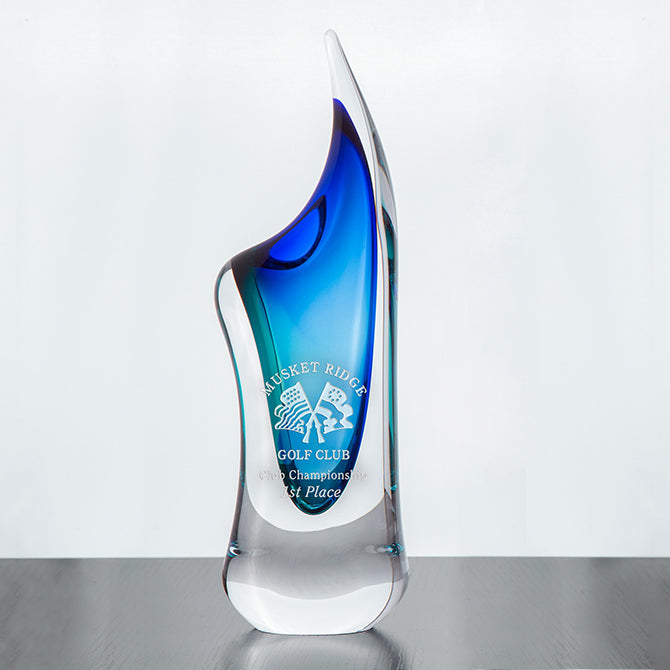 Voltaire Art Vase - Blue/Turquoise