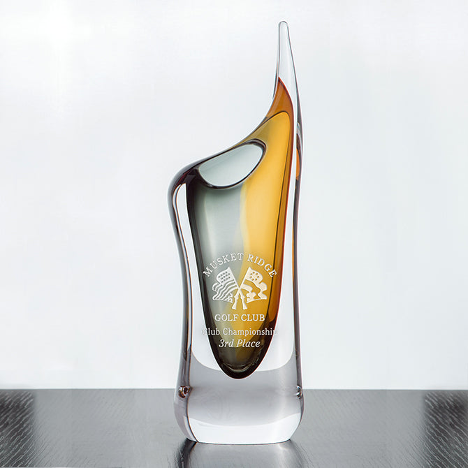 Voltaire Art Vase - Gold/Black