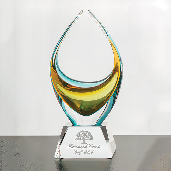 Beauvoir Award - Turquoise/Gold