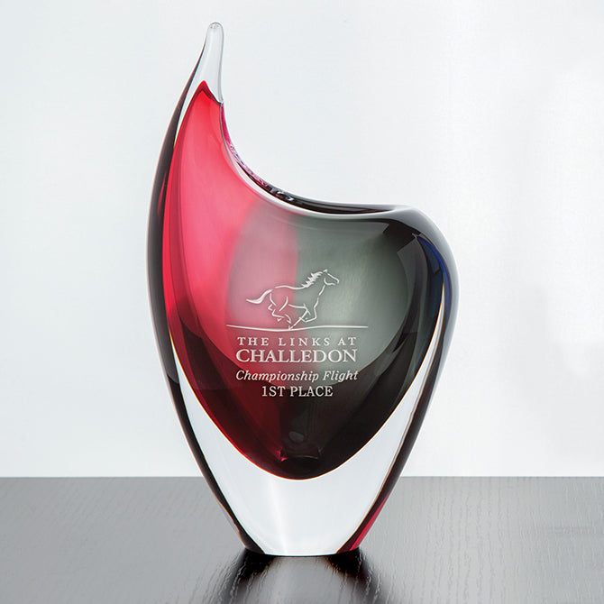 Plato Art Vase - Rose/Black