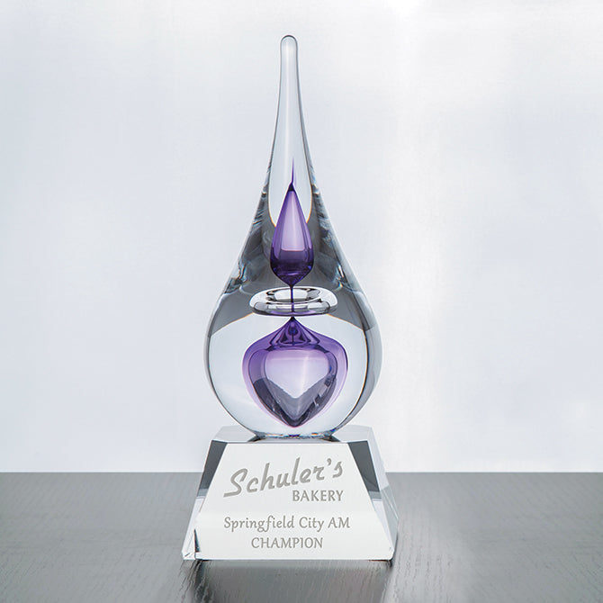 Neptune Teardrop Award - Violet