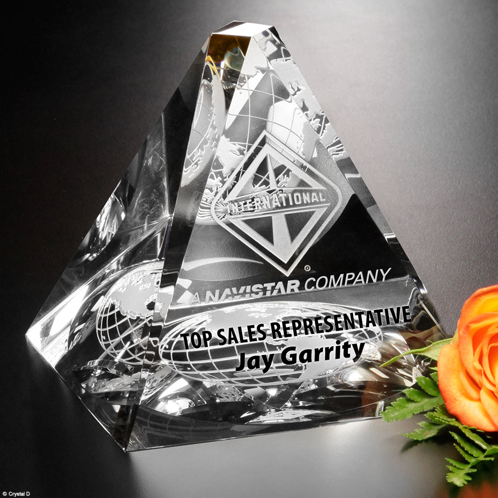 Stockton Pyramid 5" - Crystal D