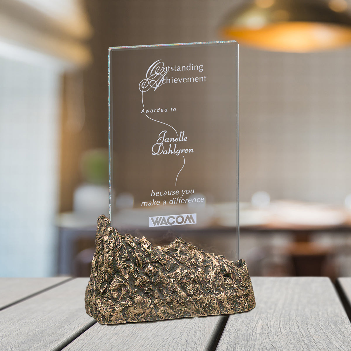 Summit Stone Award 10" - Crystal D