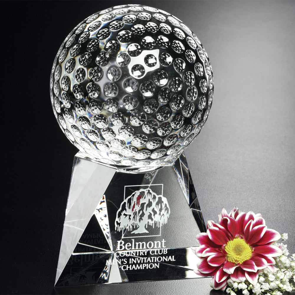 Triad Golf Award 2-3/8" Dia. - Crystal D