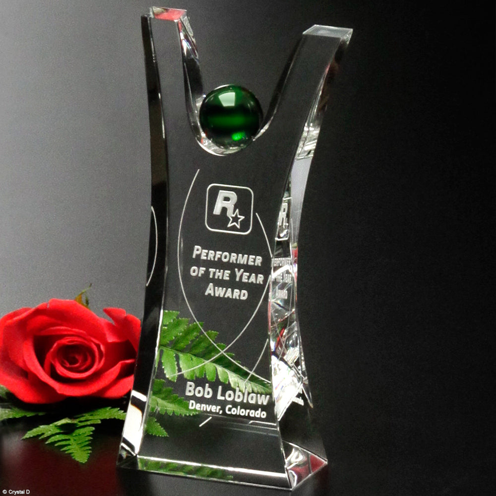 Triumphant Award 8" - Crystal D