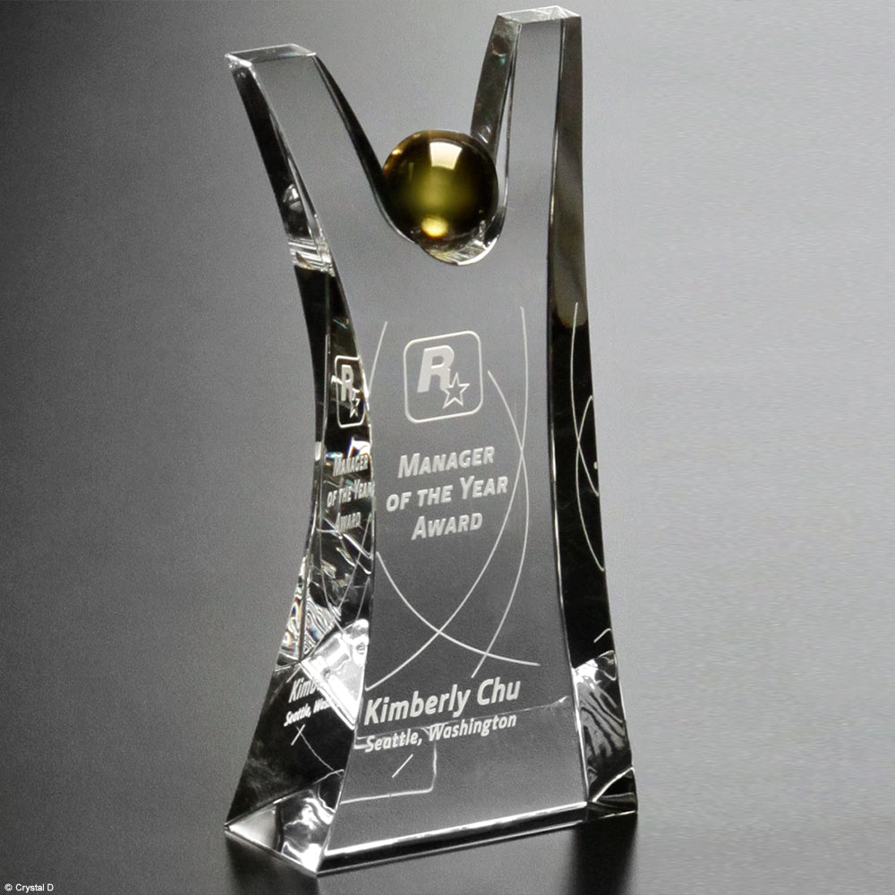 Triumphant Award 9" - Crystal D