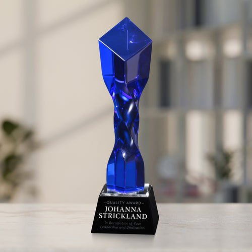 Twisted Diamond Indigo Award 11"