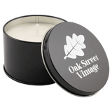 Weathered Oak / 5.3 oz Black Tin