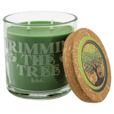 Trim the Tree / 14 oz Glass with Cork Lid