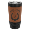 Polar Camel 20 oz. Leatherette Tumbler with Slider Lid