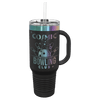 Polar Camel 40 oz. Travel Mug with Snap Lid & Straw