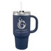 Polar Camel 32 oz. Travel Mug with Snap Lid and Straw