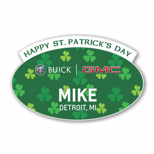 St. Patrick's Day Name Badge 001