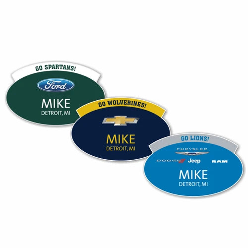 Team Spirit Name Badges