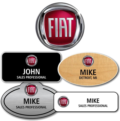 Fiat Name Badges