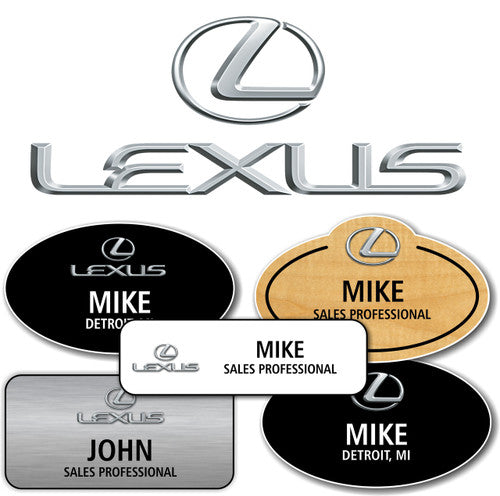 Lexus Name Badges